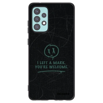 Picasee silikonový černý obal pro Samsung Galaxy A72 A725F - LEFT A MARK