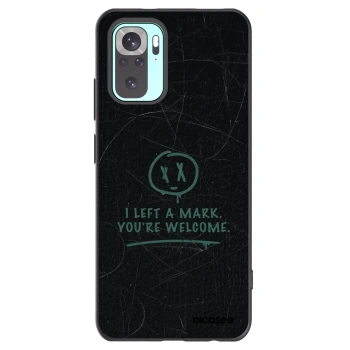 Picasee silikonový černý obal pro Xiaomi Redmi Note 10 Pro - LEFT A MARK