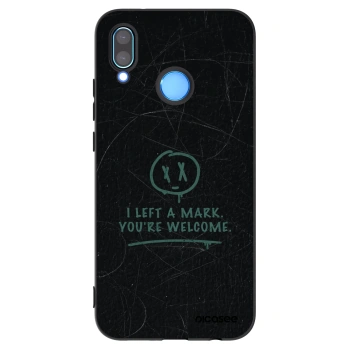 Picasee silikonový černý obal pro Huawei P20 Lite - LEFT A MARK