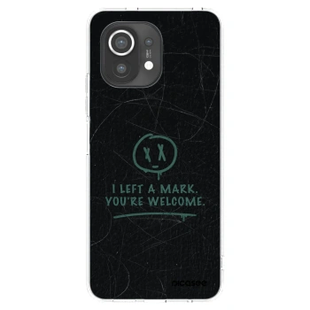 Picasee silikonový průhledný obal pro Xiaomi Mi 11 - LEFT A MARK