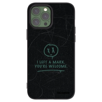 Picasee silikonový černý obal pro Apple iPhone 13 Pro Max - LEFT A MARK