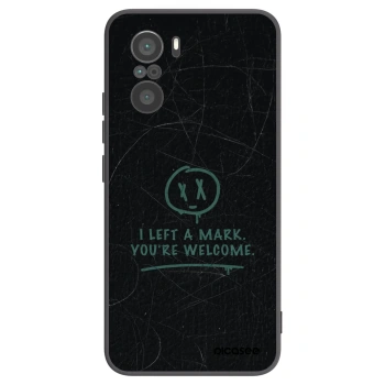 Picasee silikonový černý obal pro Xiaomi Poco F3 - LEFT A MARK