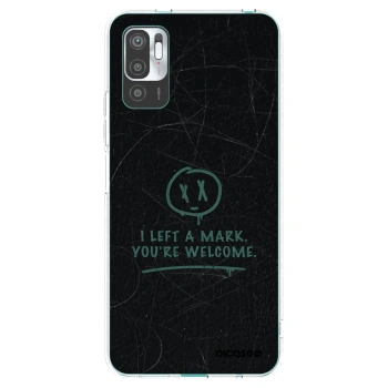 Picasee silikonový průhledný obal pro Xiaomi Redmi Note 10 5G - LEFT A MARK