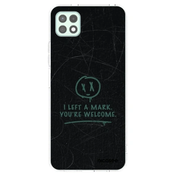 Picasee silikonový průhledný obal pro Samsung Galaxy A22 A226B 5G - LEFT A MARK
