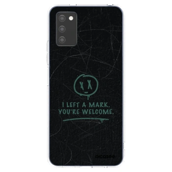 Picasee silikonový průhledný obal pro Samsung Galaxy A02s A025G - LEFT A MARK