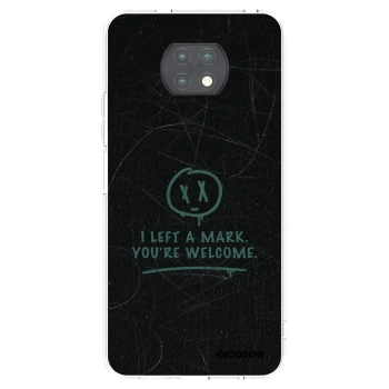 Picasee silikonový průhledný obal pro Xiaomi Redmi Note 9T - LEFT A MARK