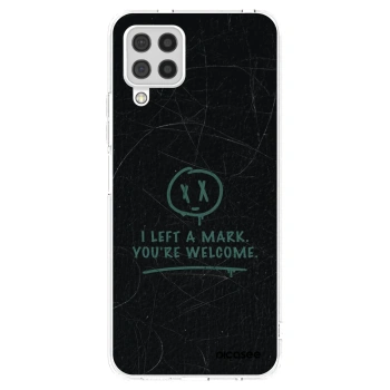 Picasee silikonový průhledný obal pro Samsung Galaxy A22 A225F 4G - LEFT A MARK