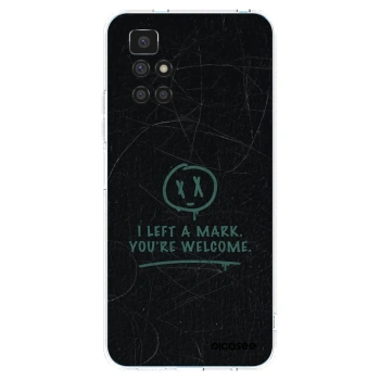 Picasee silikonový průhledný obal pro Xiaomi Redmi 10 - LEFT A MARK