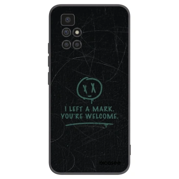 Picasee silikonový černý obal pro Xiaomi Redmi 10 - LEFT A MARK