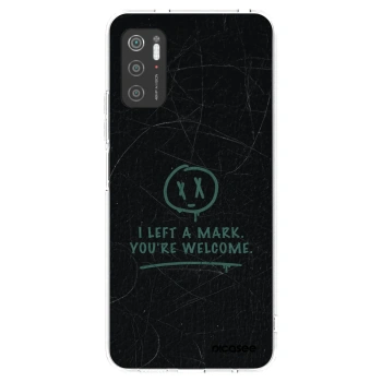 Picasee silikonový průhledný obal pro Xiaomi Poco M3 Pro 5G - LEFT A MARK