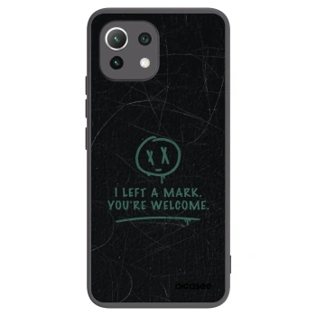 Picasee silikonový černý obal pro Xiaomi 11 Lite 5G NE - LEFT A MARK