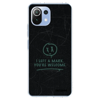 Picasee silikonový průhledný obal pro Xiaomi 11 Lite 5G NE - LEFT A MARK
