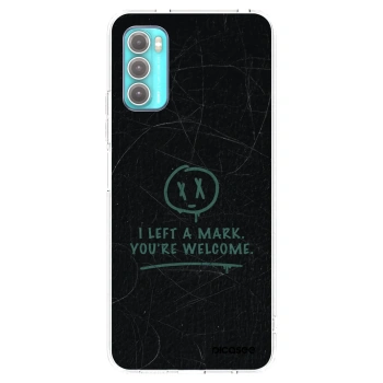 Picasee silikonový průhledný obal pro Motorola Moto G60 - LEFT A MARK