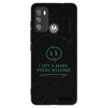 Picasee silikonový černý obal pro Motorola Moto G60 - LEFT A MARK