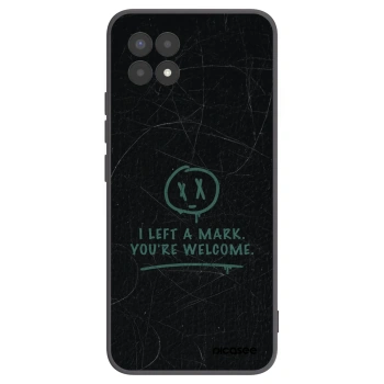 Picasee silikonový černý obal pro Realme 8i - LEFT A MARK