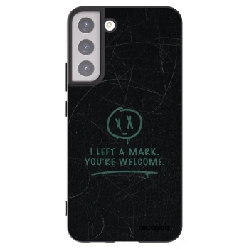 Picasee silikonový černý obal pro Samsung Galaxy S22+ 5G - LEFT A MARK