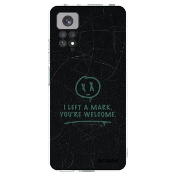 Picasee silikonový průhledný obal pro Xiaomi Redmi Note 11S 4G - LEFT A MARK