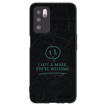 Picasee silikonový černý obal pro OPPO A16s - LEFT A MARK