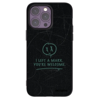 Picasee silikonový černý obal pro Apple iPhone 14 Pro Max - LEFT A MARK