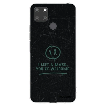 Picasee silikonový průhledný obal pro Realme C21Y - LEFT A MARK