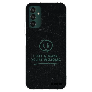 Picasee silikonový průhledný obal pro Samsung Galaxy M13 M135F - LEFT A MARK