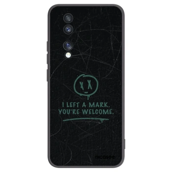 Picasee silikonový černý obal pro Honor 70 - LEFT A MARK
