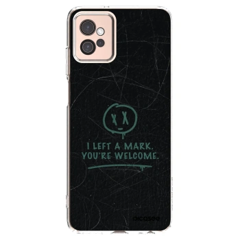 Picasee silikonový průhledný obal pro Motorola Moto G32 - LEFT A MARK