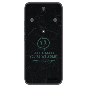 Picasee silikonový černý obal pro Honor Magic5 Lite 5G - LEFT A MARK