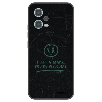 Picasee silikonový černý obal pro Xiaomi Redmi Note 12 5G - LEFT A MARK