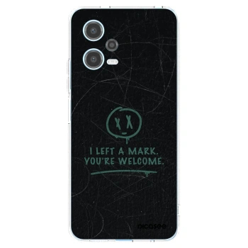 Picasee silikonový průhledný obal pro Xiaomi Redmi Note 12 5G - LEFT A MARK