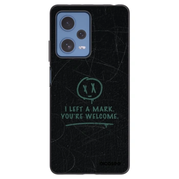 Picasee silikonový černý obal pro Xiaomi Redmi Note 12 Pro 5G - LEFT A MARK