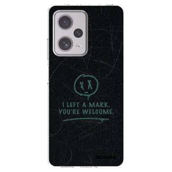 Picasee silikonový průhledný obal pro Xiaomi Redmi Note 12 Pro+ 5G - LEFT A MARK