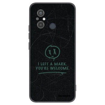 Picasee silikonový černý obal pro Xiaomi Redmi 12C - LEFT A MARK