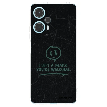 Picasee silikonový průhledný obal pro Xiaomi Poco F5 - LEFT A MARK