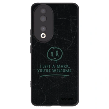 Picasee silikonový černý obal pro Honor 90 5G - LEFT A MARK