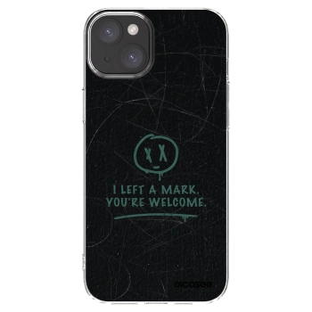 Picasee silikonový průhledný obal pro Apple iPhone 15 Plus - LEFT A MARK