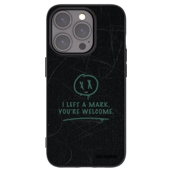 Picasee silikonový černý obal pro Apple iPhone 15 Pro - LEFT A MARK