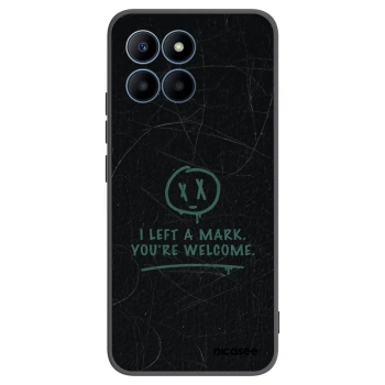 Picasee silikonový černý obal pro Honor 70 Lite - LEFT A MARK