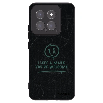 Picasee silikonový černý obal pro Xiaomi 14 - LEFT A MARK