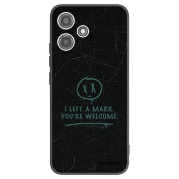 Picasee silikonový černý obal pro Xiaomi Redmi 12 5G - LEFT A MARK