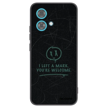 Picasee silikonový černý obal pro Motorola Edge 40 Neo - LEFT A MARK