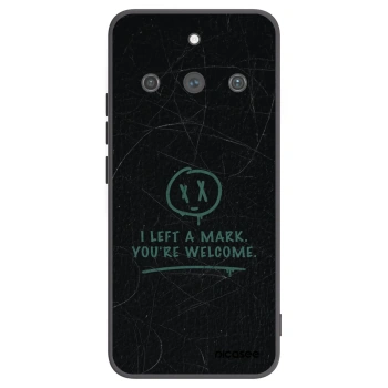Picasee silikonový černý obal pro Realme 11 Pro+ - LEFT A MARK