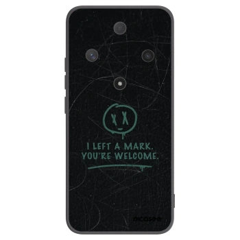 Picasee silikonový černý obal pro Honor Magic6 Lite 5G - LEFT A MARK