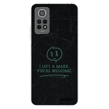 Picasee silikonový průhledný obal pro Xiaomi Redmi Note 12 Pro 4G - LEFT A MARK