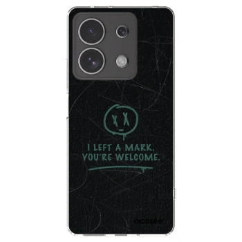 Picasee silikonový průhledný obal pro Xiaomi Redmi Note 13 4G - LEFT A MARK