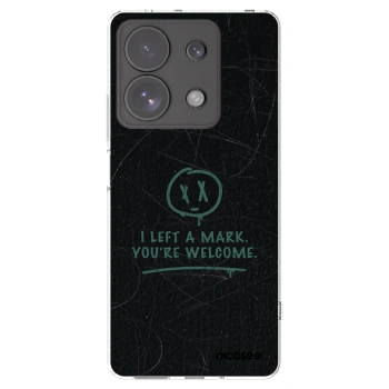Picasee silikonový průhledný obal pro Xiaomi Redmi Note 13 Pro 4G - LEFT A MARK