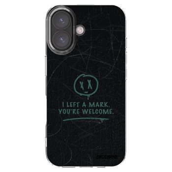 Picasee silikonový průhledný obal pro Apple iPhone 16 - LEFT A MARK