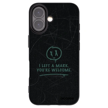 Picasee silikonový černý obal pro Apple iPhone 16 - LEFT A MARK