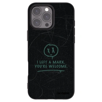 Picasee silikonový černý obal pro Apple iPhone 16 Pro Max - LEFT A MARK