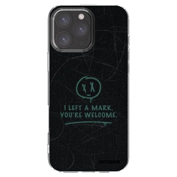 Picasee silikonový průhledný obal pro Apple iPhone 16 Pro Max - LEFT A MARK